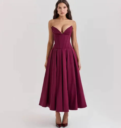 Caitriona Strapless Corset Dress
