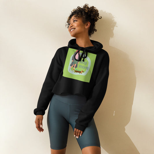 Sudadera corta con capucha